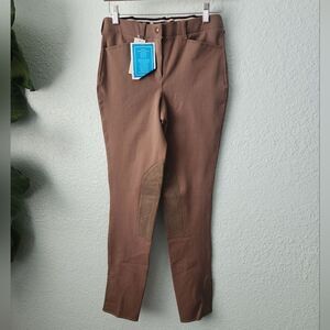 On Course breeches front zip new with tags
